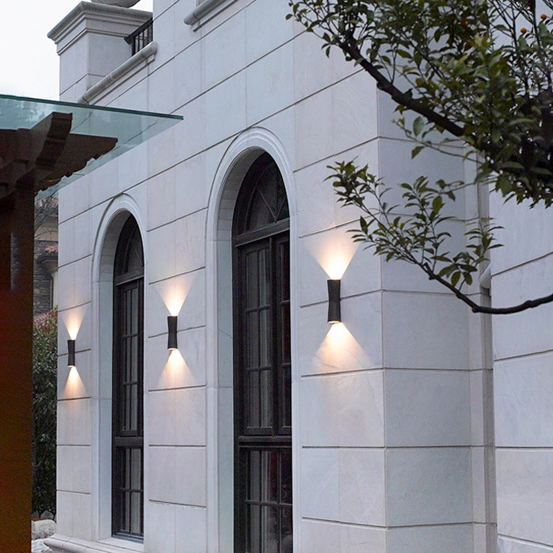 Modern Dual-Beam LED Outdoor Wall Light