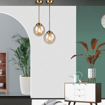 Frosted Glass Pendant Ceiling Light