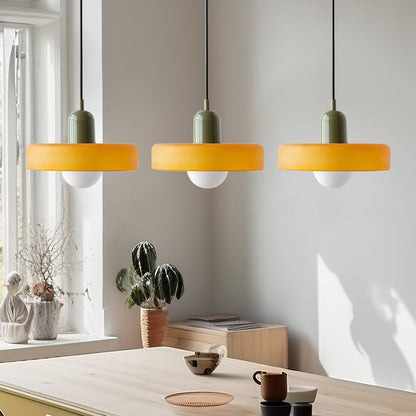 Triple Glass Pendant Light