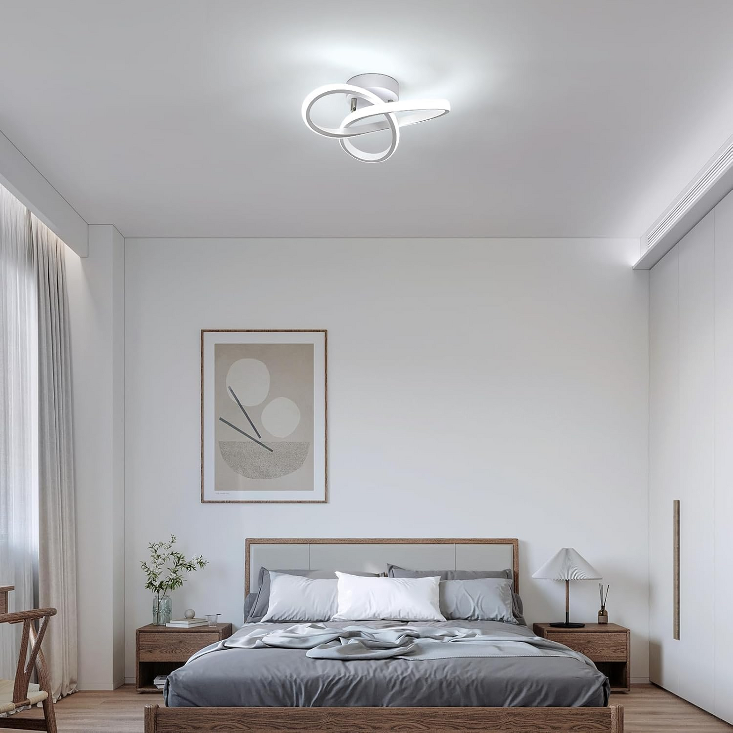 White Slim LED Ceiling Light