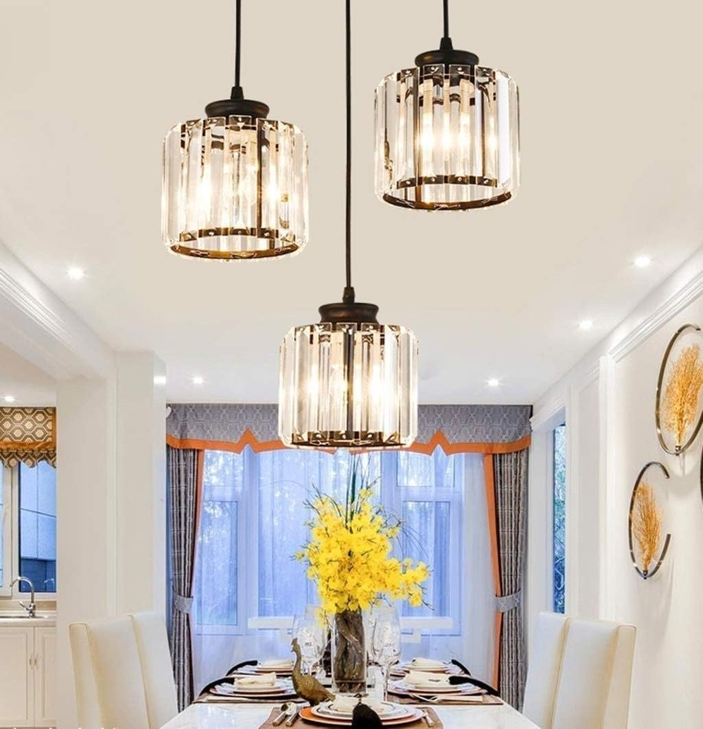 Multi-Light Crystal Island Pendant
