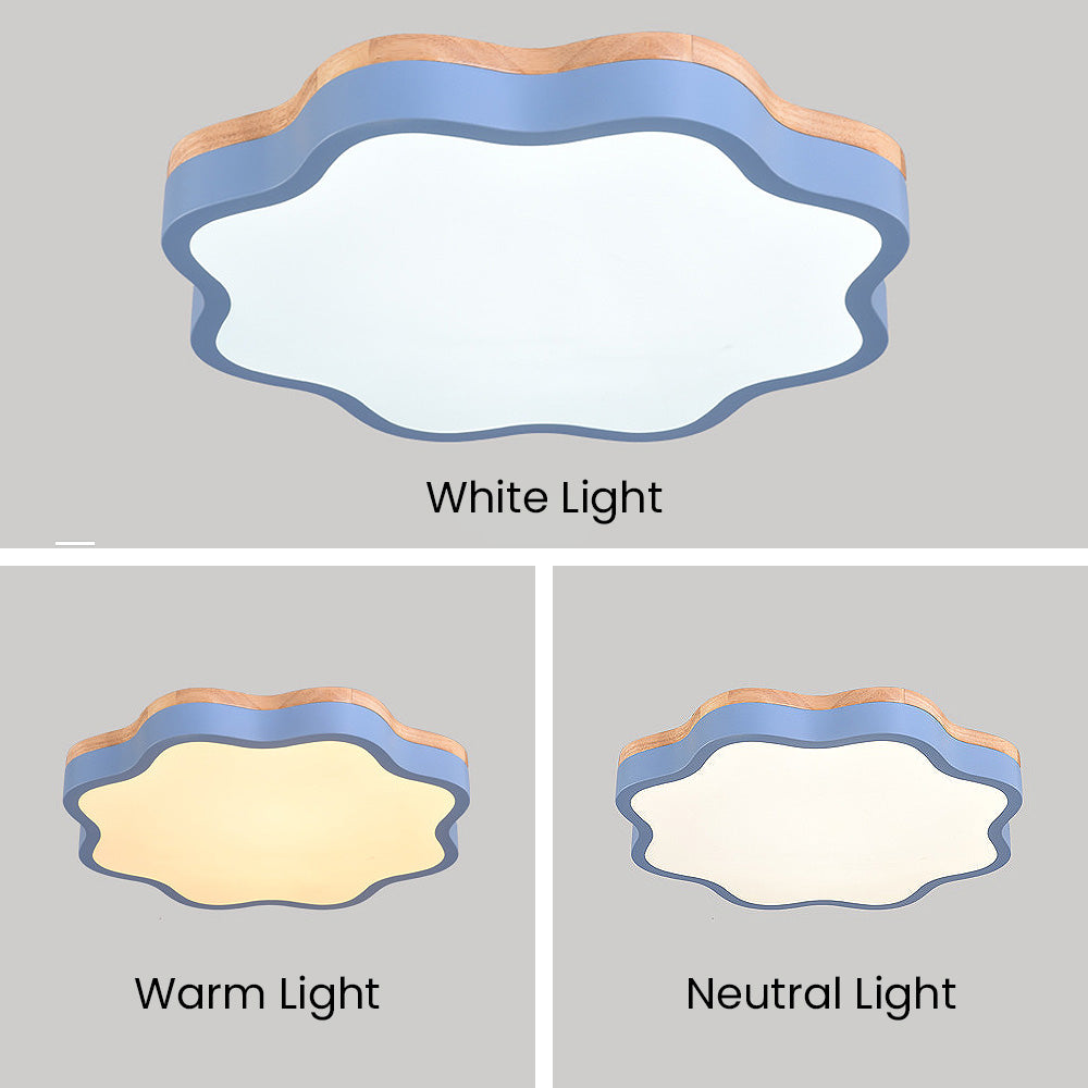 Floral Design LED Light for Children’s Room