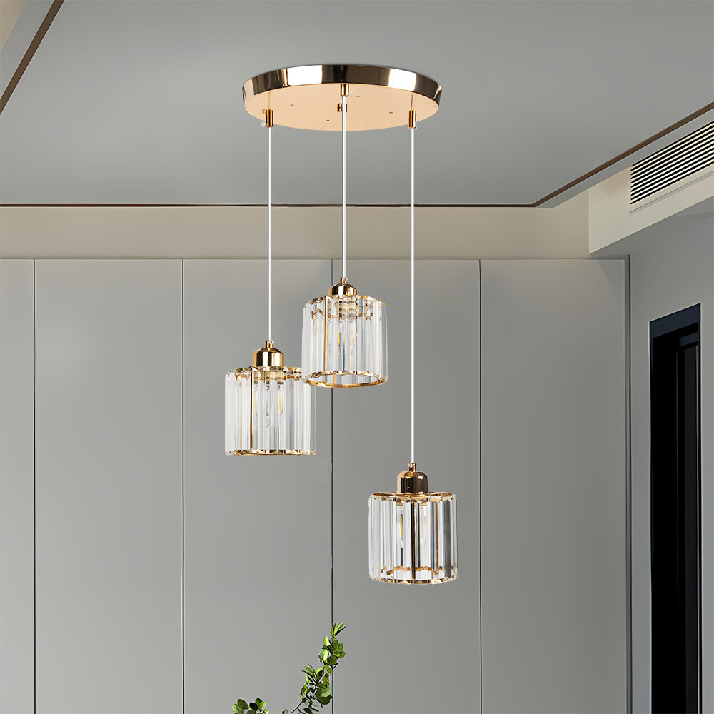 Multi-Light Crystal Island Pendant
