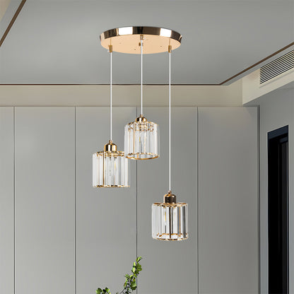 Multi-Light Crystal Island Pendant