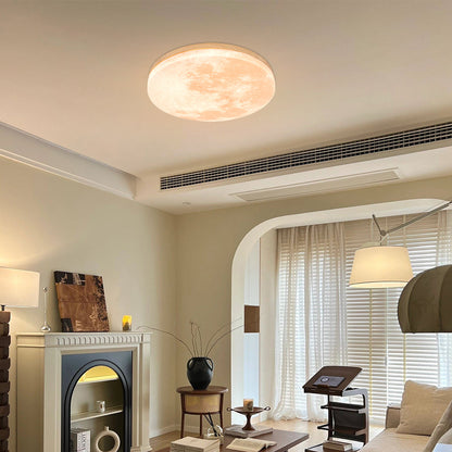 Round LED Ceiling Lamp with Moonlight Effect