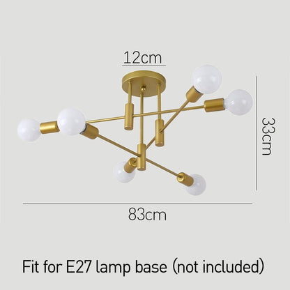 Nordic Black LED Ceiling Light