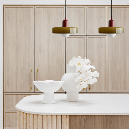 Sleek Glass Dining Lamp
