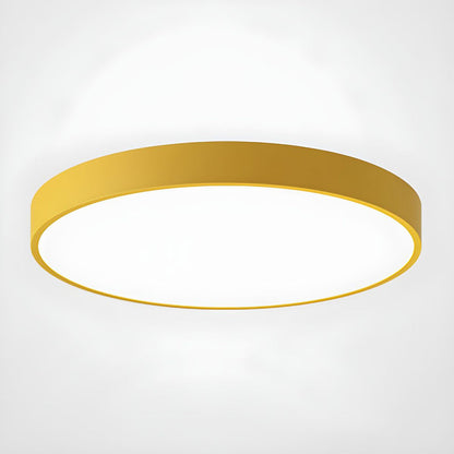 Round LED Ceiling Light Flat Design
