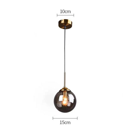 Frosted Glass Pendant Ceiling Light