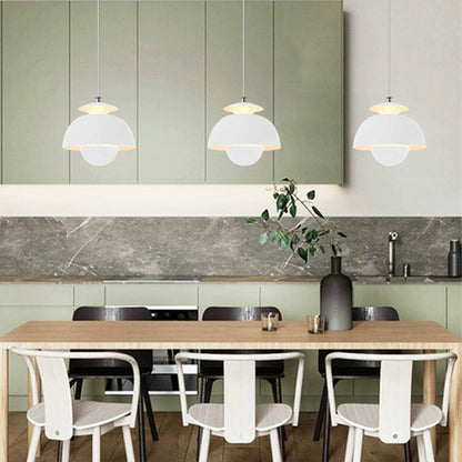 Sleek Metal Hanging Light