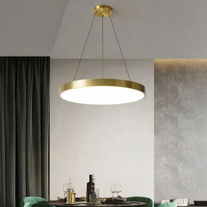 Minimalist Golden LED Bedroom Light