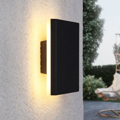 Modern Geometric LED Outdoor Wall Light