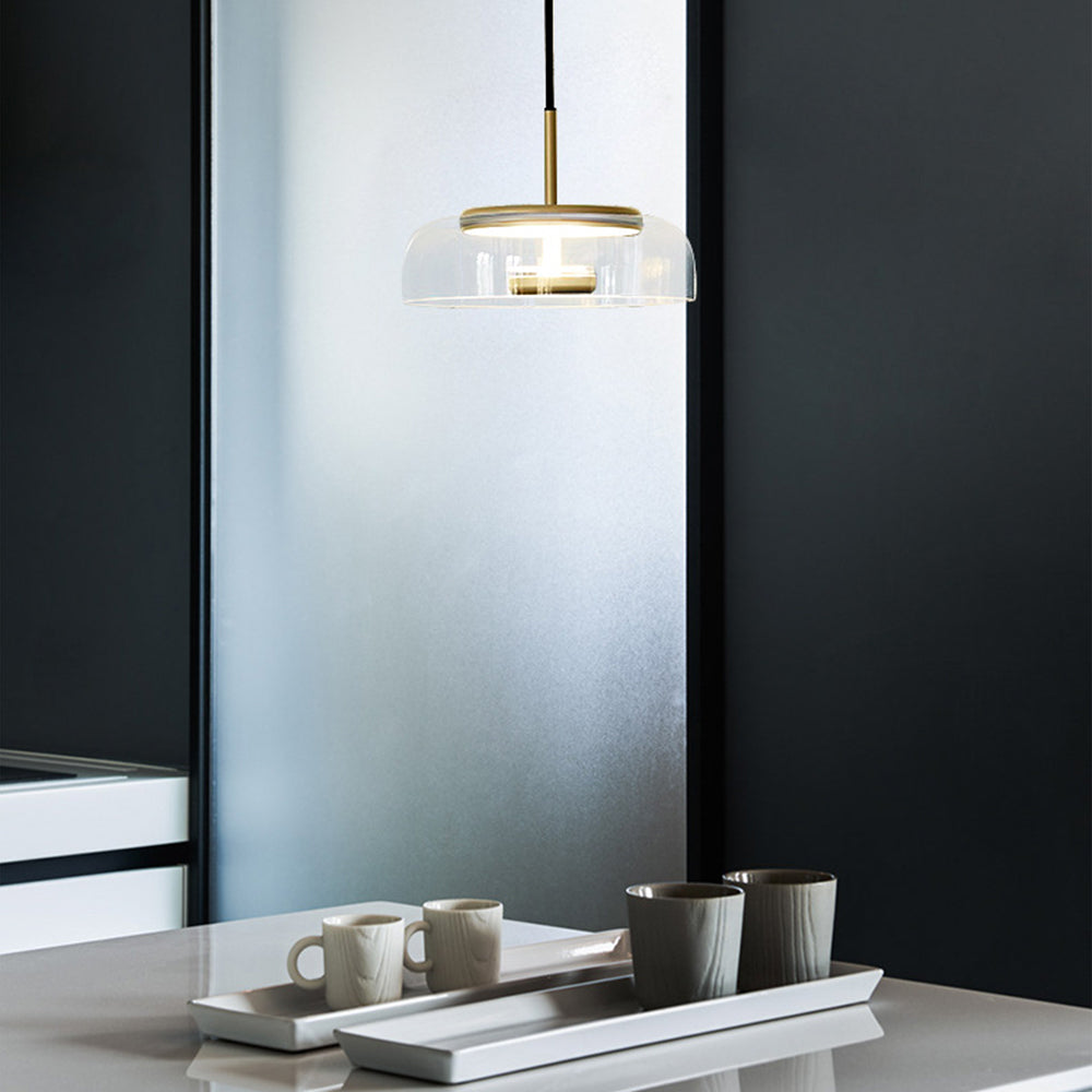 Contemporary Glass Shade Pendant