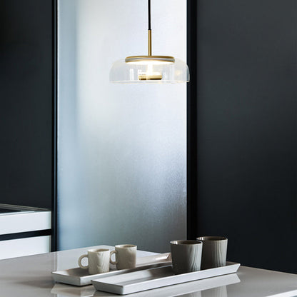 Contemporary Glass Shade Pendant