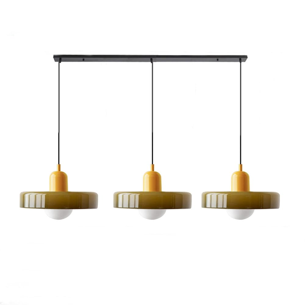 Triple Glass Pendant Light