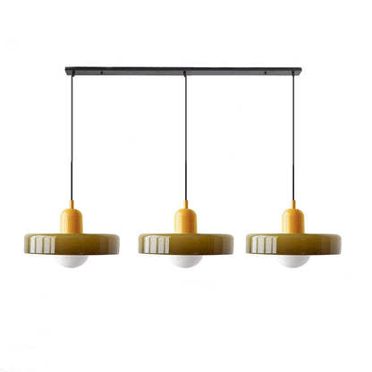 Triple Glass Pendant Light