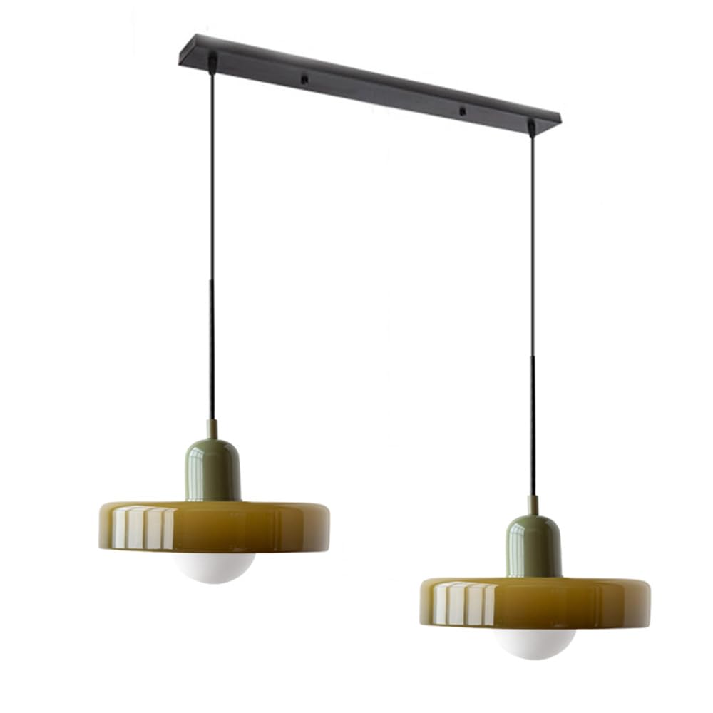 Bauhaus Stained Glass Pendant