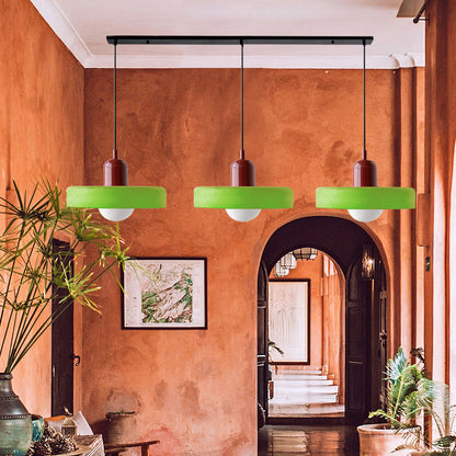 Triple Glass Pendant Light