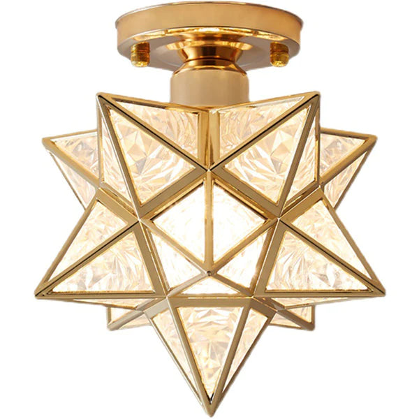 Star Design Flush Ceiling Lamp