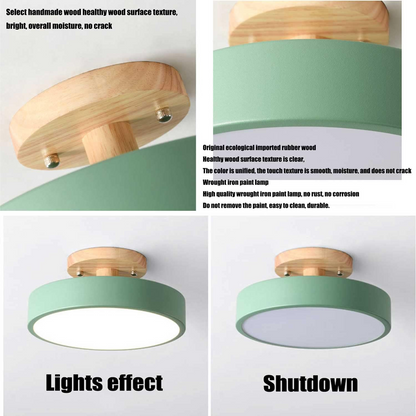Colorful LED Ceiling Lamp with Modern Design