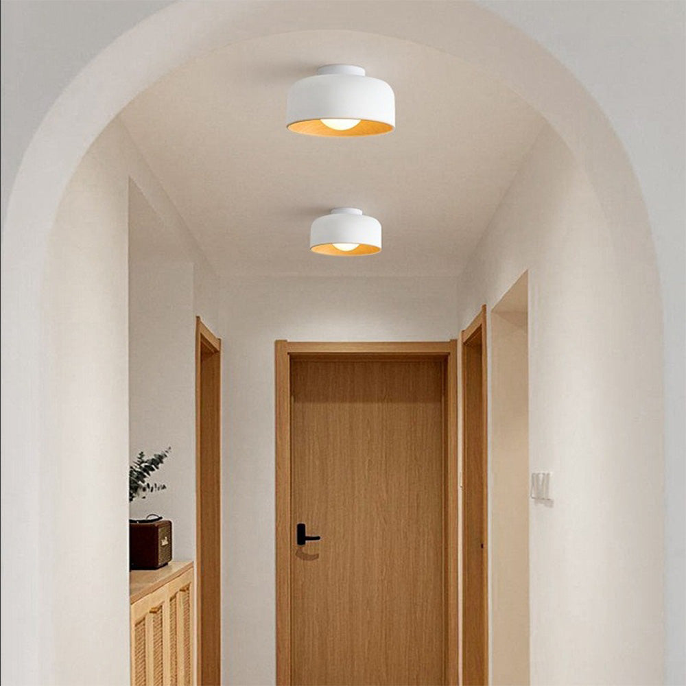 Sleek Metal Dome Light