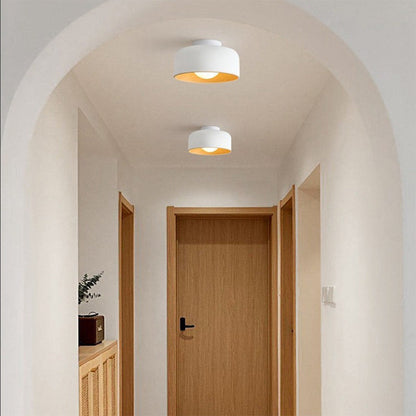 Sleek Metal Dome Light