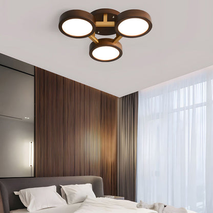 Wood Frame LED Ceiling Light