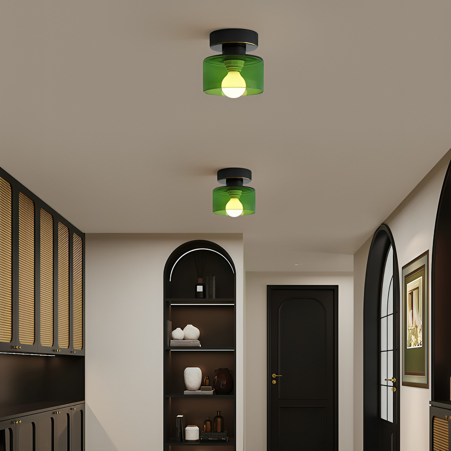 Modern ceiling spotlight Bauhaus design