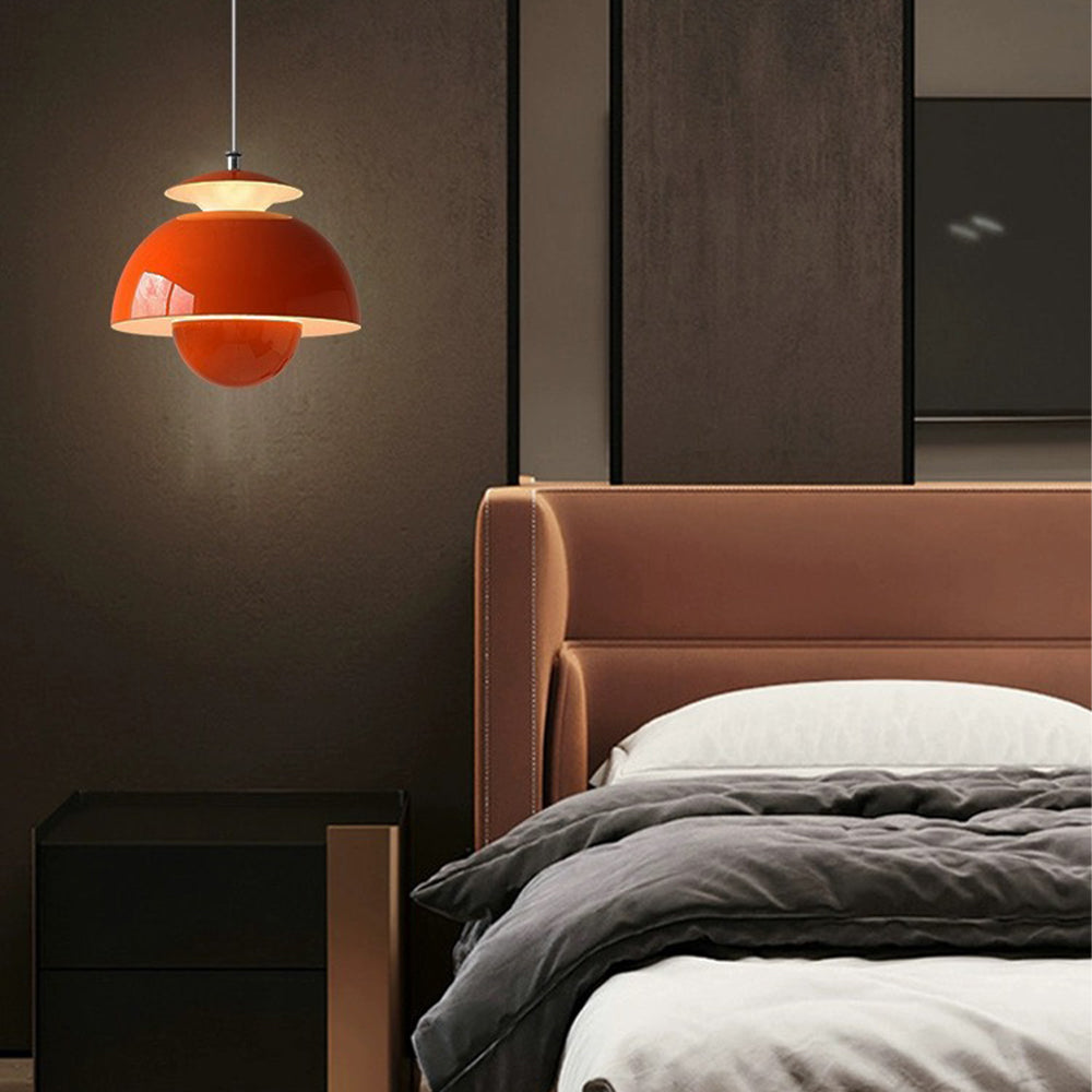 Sleek Metal Hanging Light