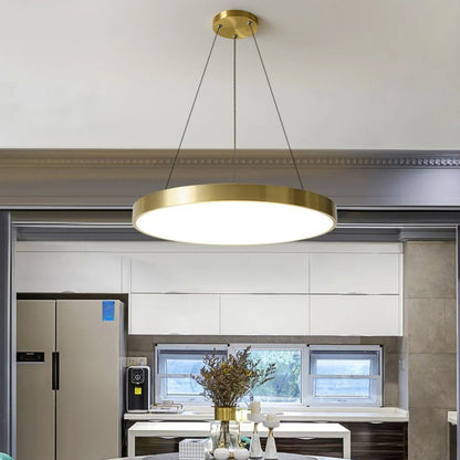 Minimalist Golden LED Bedroom Light