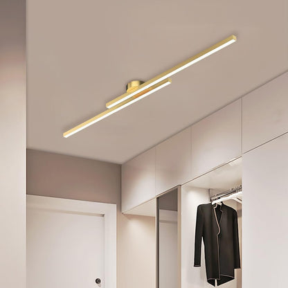 Elongated Aluminum LED Ceiling Light