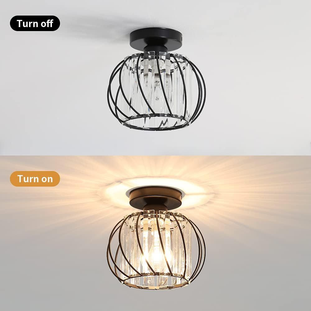 Glass Hallway Ceiling Lights