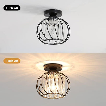Glass Hallway Ceiling Lights