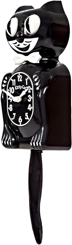 Felisca Retro Black Cat Wall Clock