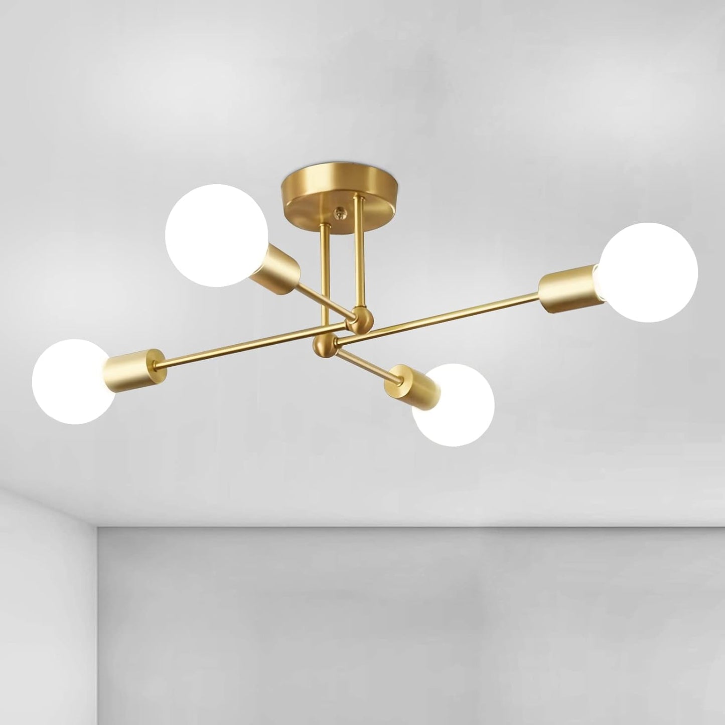Gold Cluster Iron Ceiling Light