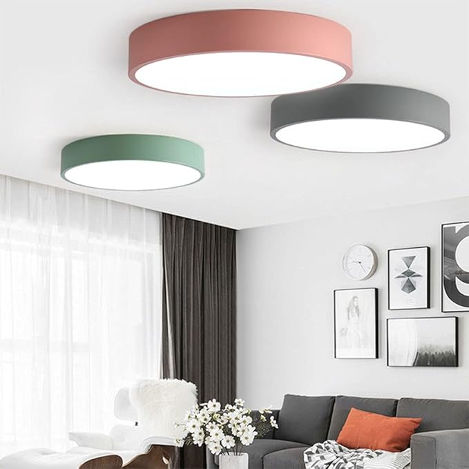 Round LED Ceiling Light Flat Design