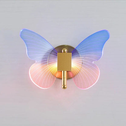 Modern Acrylic Butterfly Sconce