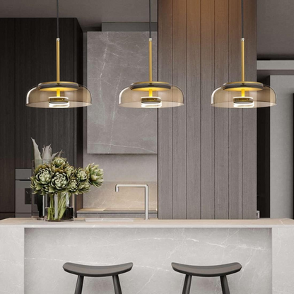 Contemporary Glass Shade Pendant