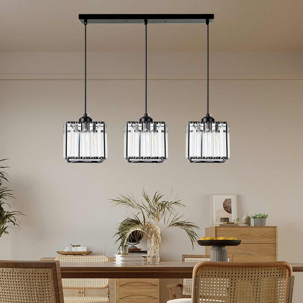 Multi-Light Crystal Island Pendant