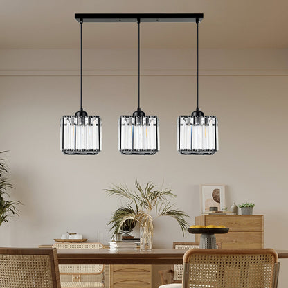 Multi-Light Crystal Island Pendant