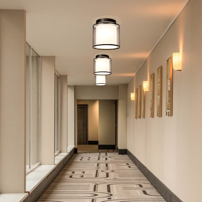 Vintage Fabric Ceiling Lamp