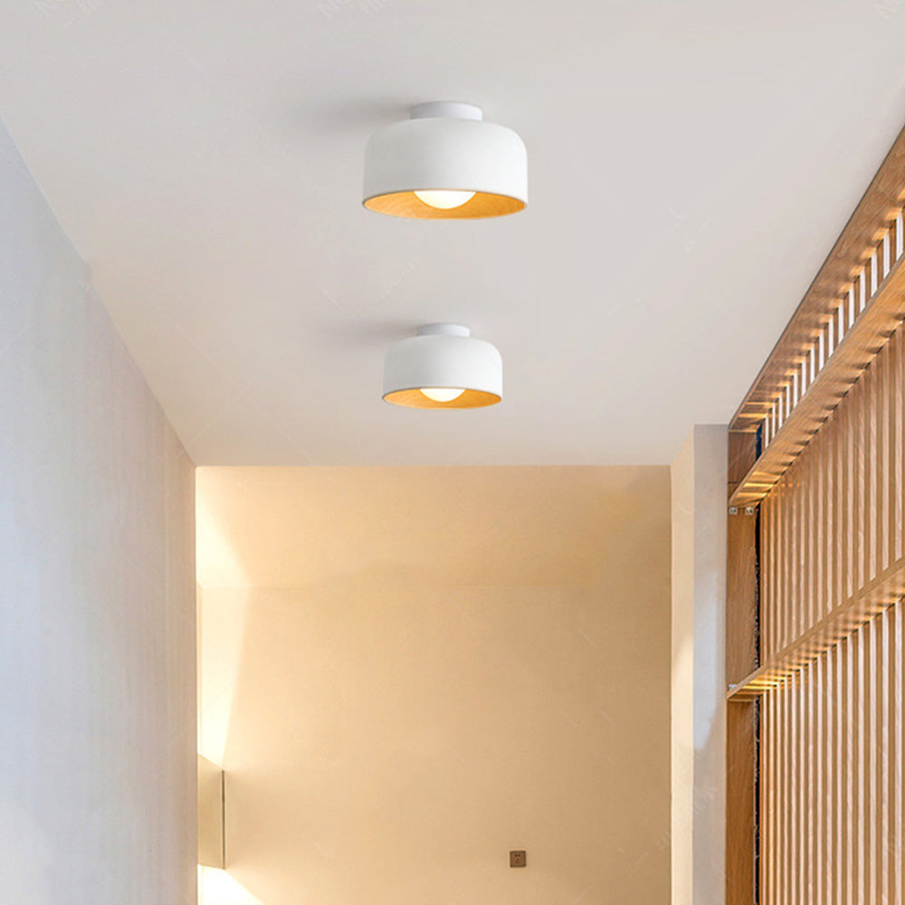 Sleek Metal Dome Light