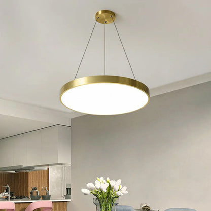 Minimalist Golden LED Bedroom Light