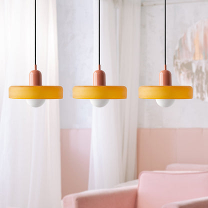 Triple Glass Pendant Light