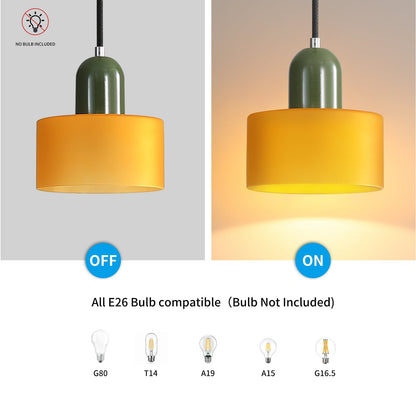 Sleek Glass Pendant Light