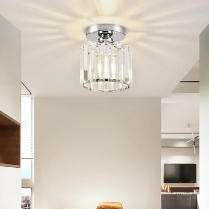 Sleek Black Hallway Ceiling Light