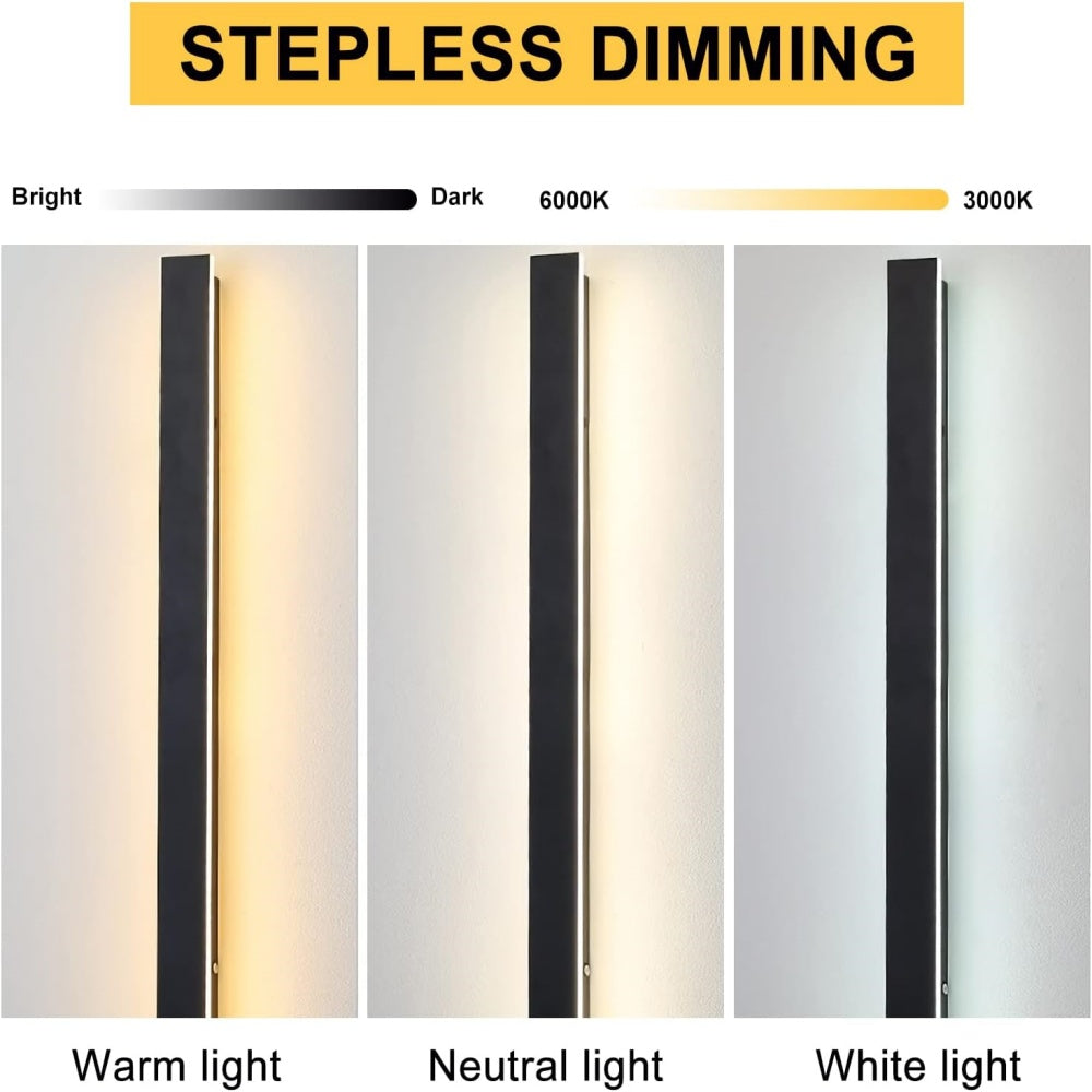 IP65 Black Outdoor LED Wall Light