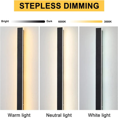 IP65 Black Outdoor LED Wall Light