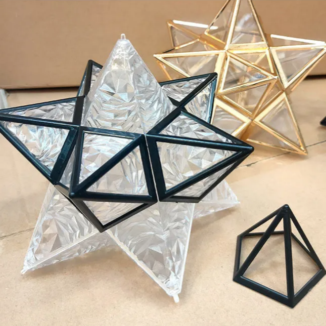Star Design Flush Ceiling Lamp