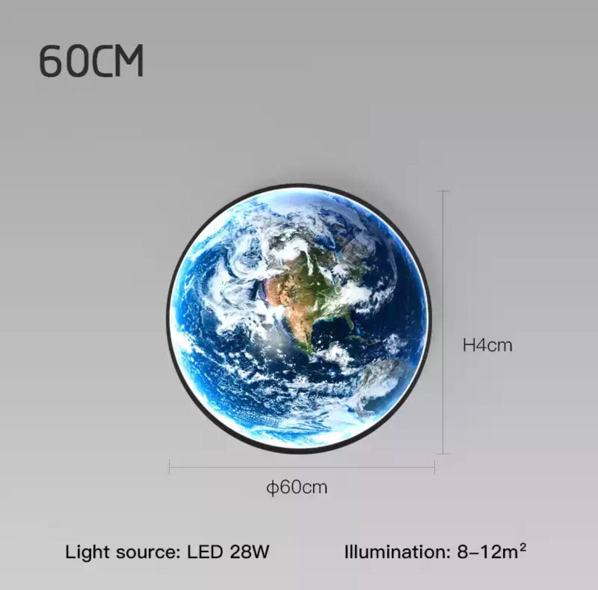 Globe Aura LED Wall Light